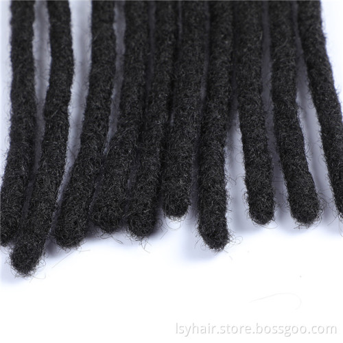 Lsybeauty 100% Human Hair Dread Lock Braid 12'' - 20'' Natural Afro Dreadlocks Extension